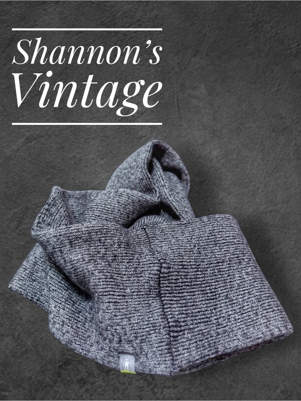 Smartwool Ribbed Wool Infinity Scarf